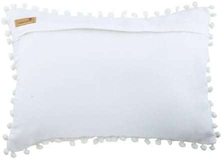 The HomeCentric Decorative Pillow Covers, Decorative Pillow Covers Pack of 2, 12"x18" (30x45 cm) Ivory, Cotton Rectangular Pillow Covers, Handmade Pillow Covers - Cozy Crochet - Image 3