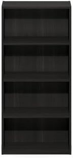 Furinno Basic Book Shelf, 4-Tier Bookcase with Open Shelf, Bookshelf, Cube Storage Organizer, 7 x 17 x 35, for Living Room, Bedroom, Home Office, Espresso - Image 6