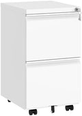 Small File Cabinet for Home Office,Metal Mobile Organizer Letters/Legal/A4 by TEEALUBAN