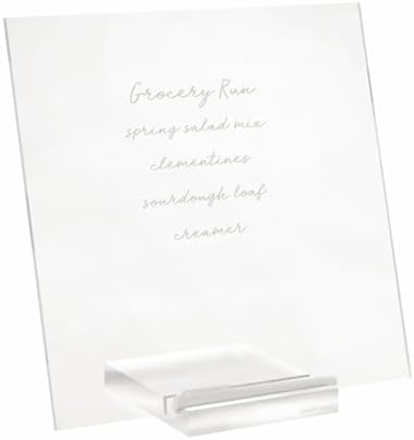 russell+hazel Acrylic Dry Erase Board with Stand, Clear - Image 2