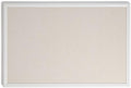 U Brands Farmhouse White Frame, 20 x 30 in, Linen Pin Bulletin Board by UBrands