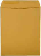 JAM PAPER 11 1/2 x 14 1/2 Open End Catalog Commercial Envelopes - Brown Kraft Manila - 500/Pack - Image 2