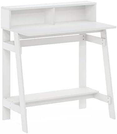 Furinno Simplistic A Frame Computer Desk, Regular, White - Image 6