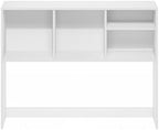 Furinno Classic Desk Shelf, 4-Shelf Desktop Hutch, Book Shelf, Desk Organzier, for Office Supplies, Office Desk Accessories, White - Image 6