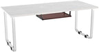 FRMSAET Under Desk 20/24/30 inch Keyboard Drawer Platform (24 in, Mahogany) - Image 5