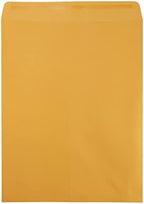 JAM PAPER 12 x 15 1/2 Open End Catalog Recycled Envelopes with Peel and Seal Closure - Brown Kraft - 100/Pack - Image 3