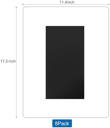 11x17 Magnetic Sign Holder, Clear Plastic Wall Sign Holder, Document Frames with Magnet Borders for Posters, Perfect for Office Retail Store Wall Display, Warehouse &Lift Document Display - 8 Pack - Image 2