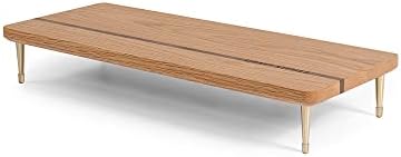 Monitor Stand Wood Riser for iMac Laptop Computer Monitor – A Sturdy Computer Stand to Elevate Your Screen and Reduce Eye Strain and Maintain Body Position(Oak Wood) - Image 5