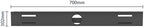Desky Mini Cable & Power Tray Grey None - Image 4