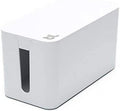 Bluelounge CableBox Cable and Cord Management System Includes Surge Protector (CableBox Mini | 2 Pack, White) by Bluelounge