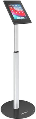 AboveTEK Anti Theft iPad Floor Stand, Robust Security Kiosk POS Tablet Stand, Height Adjustable Secure Holder Enclosure w/Lock and Key Mechanism for iPads/iPad Air/iPads Pro, Ideal for Retail Business by AboveTEK