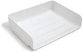 TRU RED Side-Load Stackable Plastic Letter Tray, White by TRURED