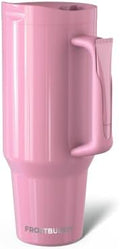 Frost Buddy Thicc Buddy 40 oz Tumbler with Handle (Strawberry Milk) by FrostBuddy