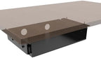 13 inch Under Desk Slide Out Storage Shelf with Cable Managment - Image 5