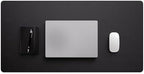 Jotsome Leather Desk Pad Mat, 34" x 17", Black - Image 2