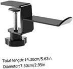 Hemobllo 2pcs Headphone Hanger Hook Under Desk Metal Clip for Headsets Bags Accessories Versatile Storage for Home Office School Use - Image 2