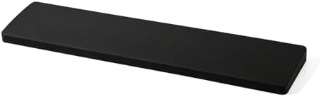 Ergonomic Sloped Keyboard Wrist Rest Honeycomb Hollow Bottom Pure Silicone Non-Slip Wrist Support Pad for Office Typing Gaming Desktop Laptop Relieve Wrist Fatigue(Black) by miloocul
