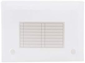 Filexec Products, Universial Case, 4"x6", 5-Tabs Removable, Clear, Pack of 12 (50603-20223) - Image 2