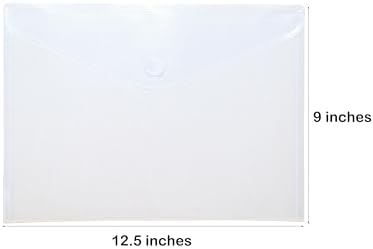 Large Plastic Envelopes Document File Holder 40 Pack, 9 x 12 inches - Image 2