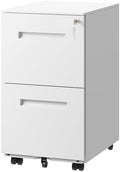 DEVAISE 2 Drawer Metal File Cabinet with Lock, Fully Assembled by DEVAISE
