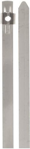BAND-IT AS2129 Tie-Lok 1/4 in 304 Stainless Steel Zip Ties, 16.5 in, 100 Ct by Home