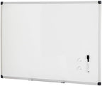 Amazon Basics Magnetic Dry Erase Whiteboard, 36"W x 24"H, Aluminum Frame, Silver/White, Easy to Install and Clean by AmazonBasics