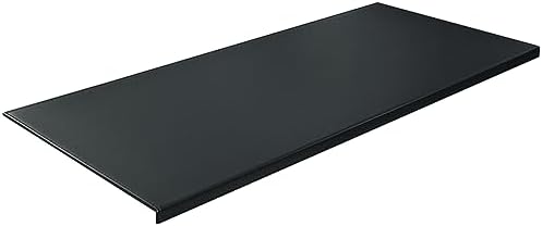 AKOZLIN 35.4"x 18.9" Soft PU Leather Surface Office Desk Mouse Mat Anti-Push Pad with Full Grip Fixation Lip Table Blotter Edge-Locked Protector by AKOZLIN