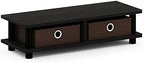 Monitor Riser with Bin Drawers, Laptop Stand for Desk, Office Desk Accessories, Monitor Stand Riser, Desk Organizers and Accessories, Espresso - Image 4