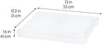 IRIS USA Board Game Storage |Made in USA| Slim Craft Case (10-Pack) - Clear - Image 2