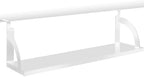 Tandefio 24" Office Cubicle Hanging Shelf Storage Organizer, White by Tandefio