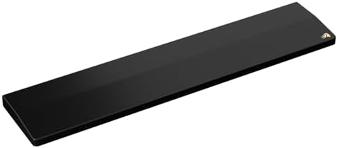 Glorious Gaming Wooden Keyboard Wrist Rest (Full Size) - White Ash Wood, Medium-Coarse Grain, Smooth Surface, Sweat & Oil Resistant, Easy Clean, Anti-Slip Rubber Base, 455 x 102 x 20mm - Onyx by Glorious