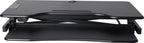 Rocelco 37.4" Electric Standing Desk Converter with AC USB Charger - Motorized Height Adjustable Sit Stand Up Dual Monitor Riser - Tabletop Computer Workstation - Large Keyboard Tray - Black (R EDRB2) - Image 5