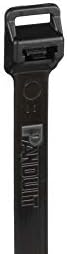 Panduit PRT6EH-C0 Cable Tie, Releasable, Extra-Heavy, Weather Resistant Nylon 6.6, 22.2-Inch Length, Black (100-Pack) - Image 3