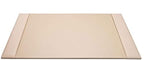 Dacasso Bonded Pad with Side Rails Luxury Leather Desk Blotter for Writing, 30 x 18 (White Latte) - Image 2