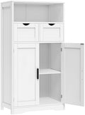 Iwell Bathroom Storage Cabinet with 2 Drawers, Small Kitchen Pantry Cabinet by IWELL