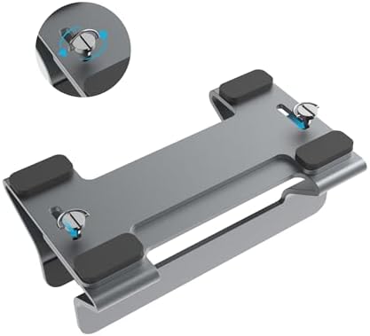 Vertical Laptop Stand Tool-Free Adjustable Laptop Stand Holder Vertical Width from 0.35"-1.6" Support Almost All Laptop(Space Grey-2 Slot) - Image 2