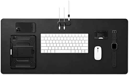 Spigen PU Leather Desk Pad with Built-in Cable Magnets 35.4"x15.7" by Spigen