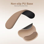 MOSISO Wrist Rest Support for Mouse Pad&Keyboard Set, Mocha - Image 4
