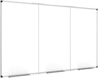 XBoard Magnetic Whiteboard 72 x 40 Inch | Foldable Dry Erase Board with Aluminium Frame & Marker Tray 6' x 3' | Wall Mounted - Image 6