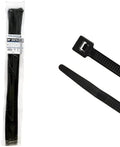 Kable Kontrol Cable Zip Ties, 36 Inch, 100 Pcs, 50lbs Test, Black by KABLEKONTROL%C2%AE