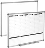 Weekly Dry Erase Board, Weekly Planner whiteboard with Hourly time Slots, Whiteboard Weekly Calendar for Schedule for wall 24" X 18" Double-Sided for Office, Home and School by KODAPAGE