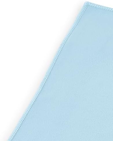 COASTWIDE Brighton Blue Glass Suede Cleaning Microfiber Cloths 16-Inch W x 16-Inch L Pack of 12 - Image 5
