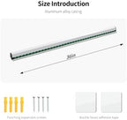 4 Pcs Restaurant Ticket Holder, Magnetic Note and Paper Holder with Aluminum Slide Check Rack, 16/18/24" Ticket Rail for Restaurant Orders, Bill Display, Kitchen, Cafes, Bars (36 Inch) - Image 6