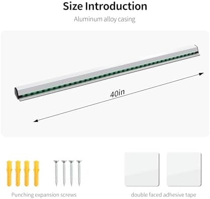 Ticket Holder for Restaurant, 16/18/24/28/30" Ticket Check Rack Restaurant Order Receipt Holder Ticket Rail Display Slide Ticket Rack for Commercial Kitchen Cafes Pubs Bars(2 Pcs)(40 Inch) - Image 6