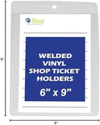 C-Line Vinyl Shop Ticket Holders, Both Sides Clear, 6 x 9 Inches, 50 per Box (80069) - Image 4