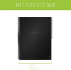 Rocketbook Multi-Subject Smart Notebook | Scannable Notebook & 1 Microfiber Cloth | Teal, Letter Size (8.5" x 11") & Pen/Pencil Holder (Pen Station) - Image 3