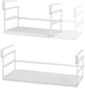 Under Shelf Storage Basket, 2-Pack Under Cabinet Shelf Organizer by Selosiz