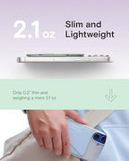 MOFT Magnetic Wallet Stand Compatible with iPhone 17/16/15/14/13/12 Series, Angle Adjustment & Magsafe Compatible MOVAS Phone Stand,Peppermint - Image 2
