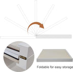 Miratino Large Bulletin Board 48x36 inch with Linen Cork Boards Wall Decor Hanging Pin Wood Framed Display Bulletin Cork Photo Picture Board Light for Room School Office 30-Pushpin White - Image 2