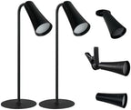 4-in-1 Rechargeable Desk Lamp, Clip and Wall Light, 2 Pack by C4LIF
